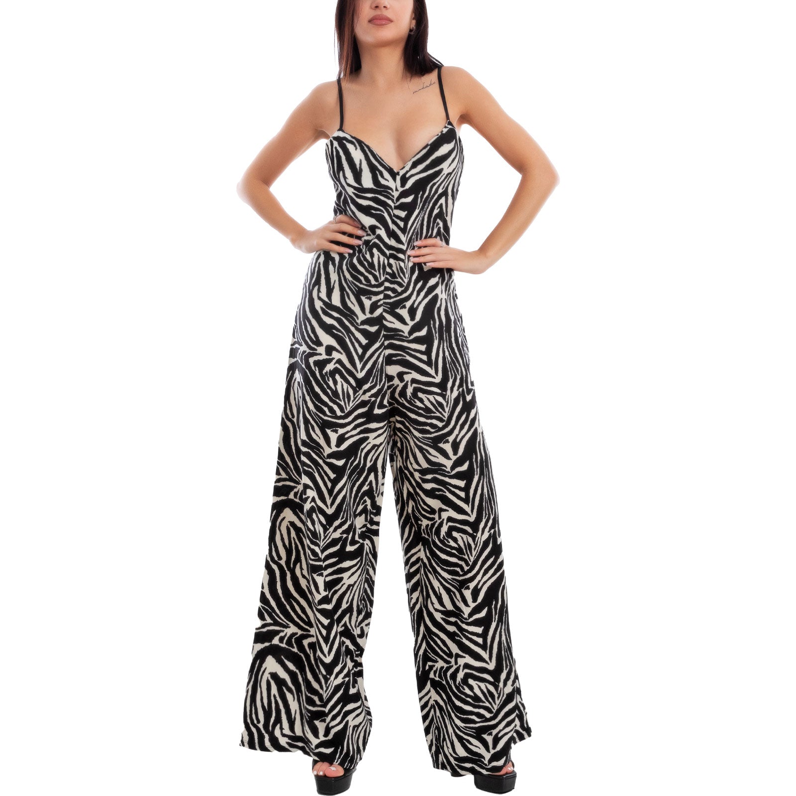 immagine-2-toocool-tuta-jumpsuit-overall-salopette-ampia-animalier-vi-6320
