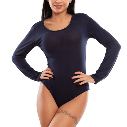 toocool body donna intimo manica lunga elasticizzato sottogiacca basic elegante vb 0733