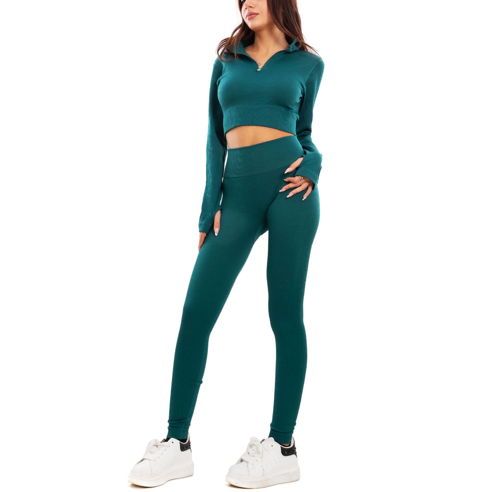 immagine-20-toocool-completo-sportivo-tuta-ginnastica-vita-alta-y011