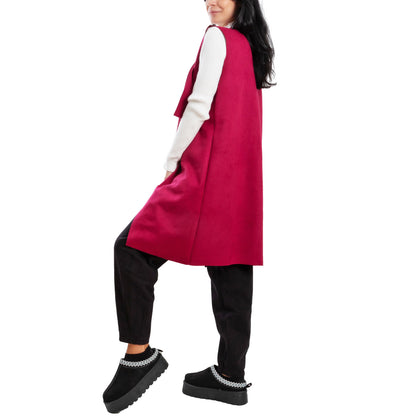 immagine-20-toocool-gilet-lungo-donna-scamosciato-smanicato-vi-3601