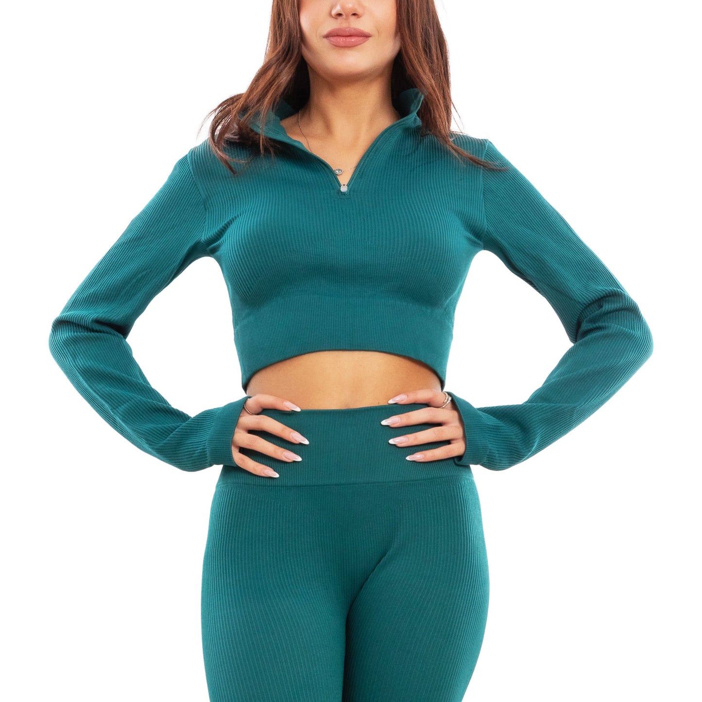immagine-21-toocool-completo-sportivo-tuta-ginnastica-vita-alta-y011