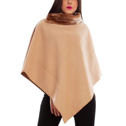 toocool mantella donna poncho panno vb 2991