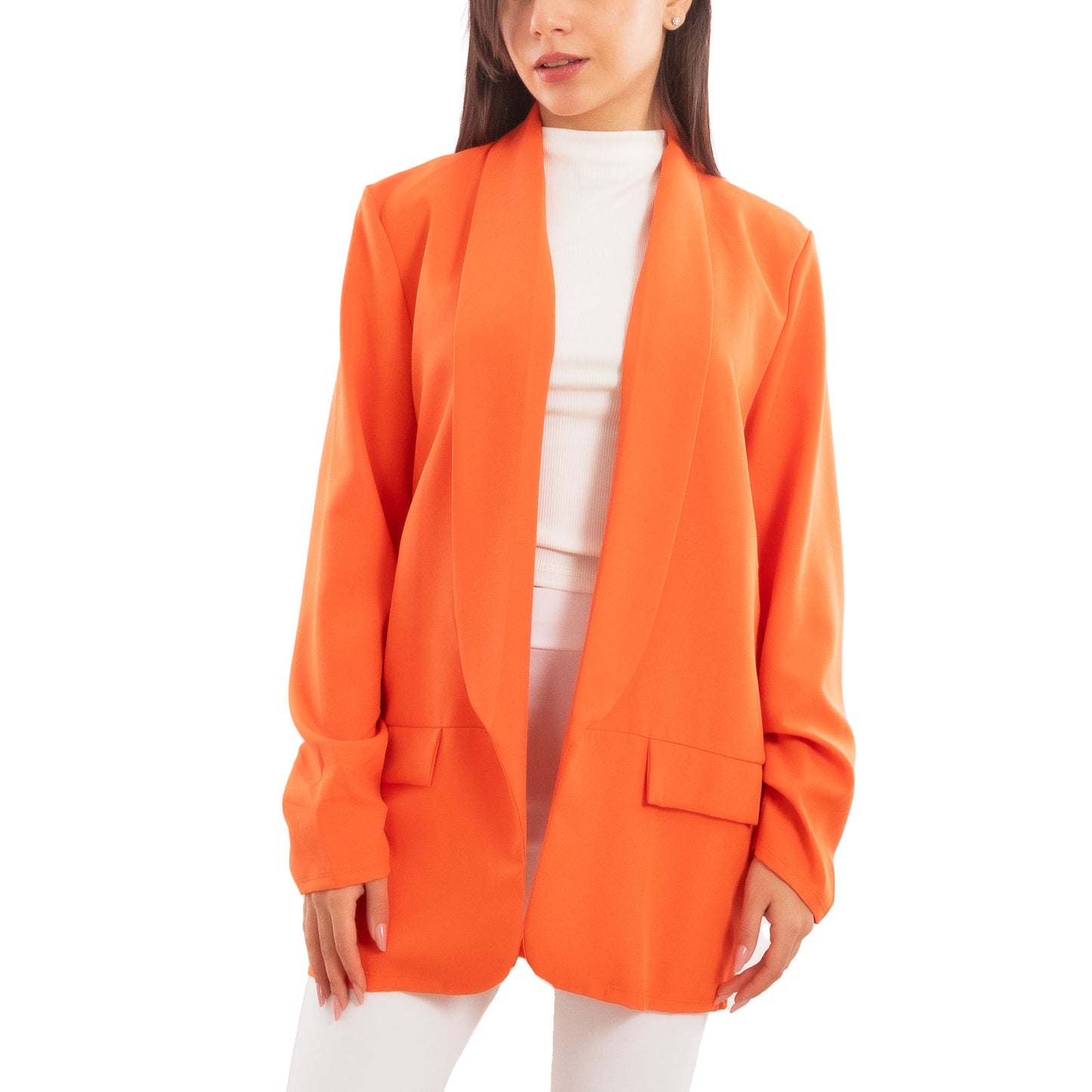 toocool blazer donna elegante sfoderato oversize giacca leggera aperta casual manica lunga toocool vi 7415 nero sl