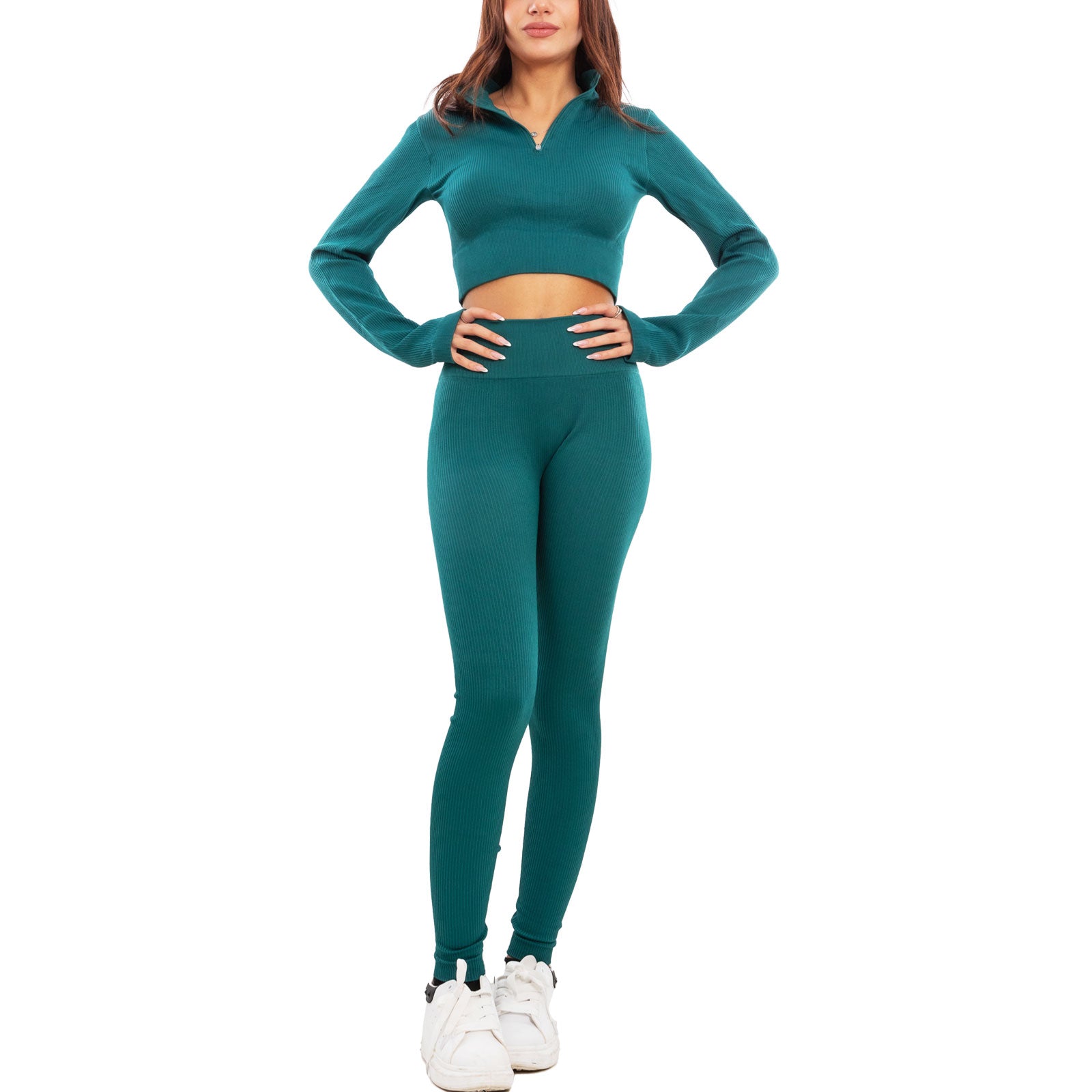 immagine-22-toocool-completo-sportivo-tuta-ginnastica-vita-alta-y011