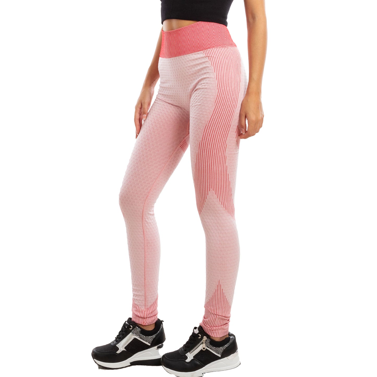 toocool leggings sportivi donna pantaloni palestra fitness f626