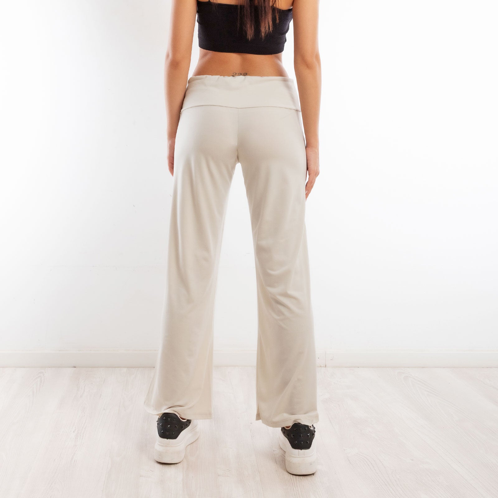 toocool pantaloni donna sportivi vita alta yoga palestra morbidi elasticizzati toocool vi 5396 nero s