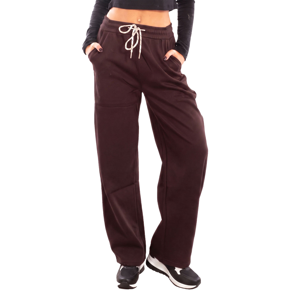 toocool pantaloni tuta donna sportivi casual toocool yv3870 nero s