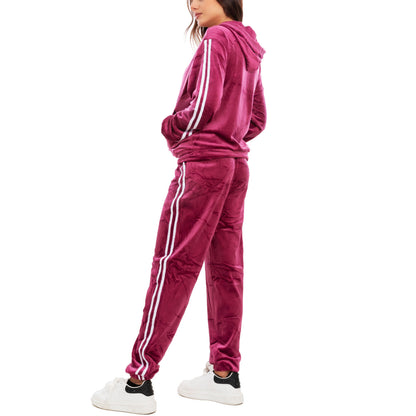 immagine-23-toocool-tuta-sportiva-donna-velour-velluto-ciniglia-cappuccio-be-8502