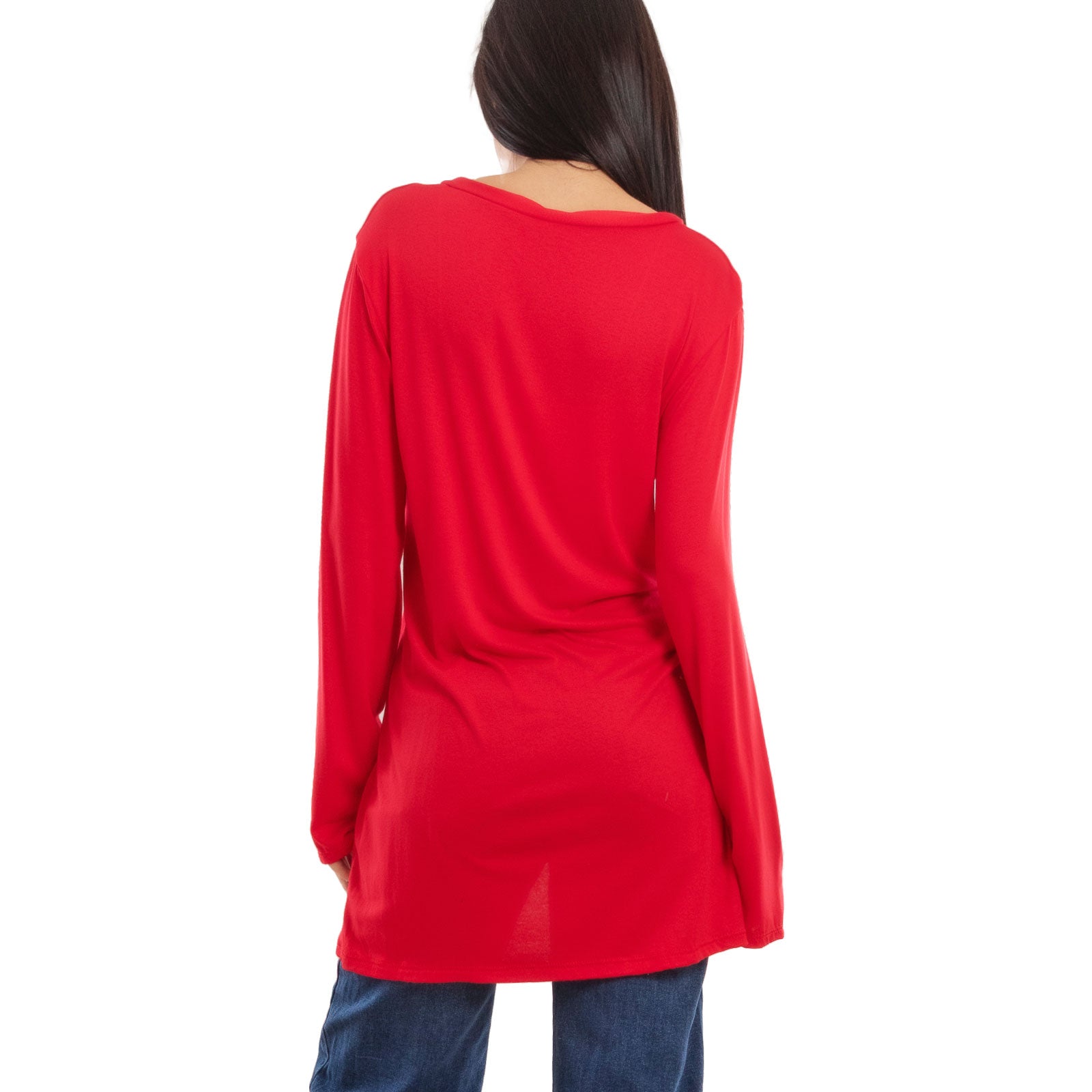 toocool cardigan lungo donna elegante coprispalle spolverino bottoni manica lunga toocool vb 4222 nero sl