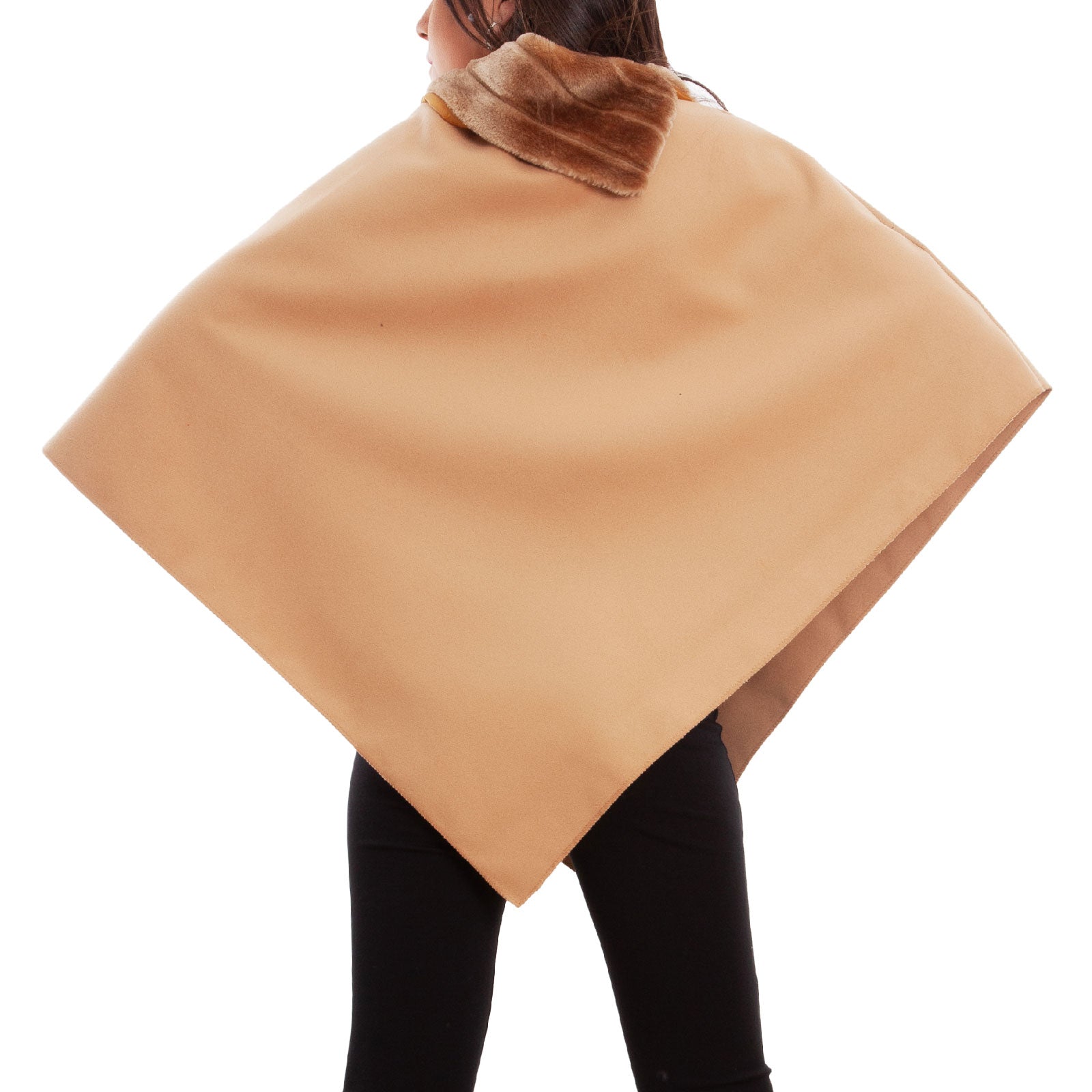 toocool mantella donna poncho panno vb 2991