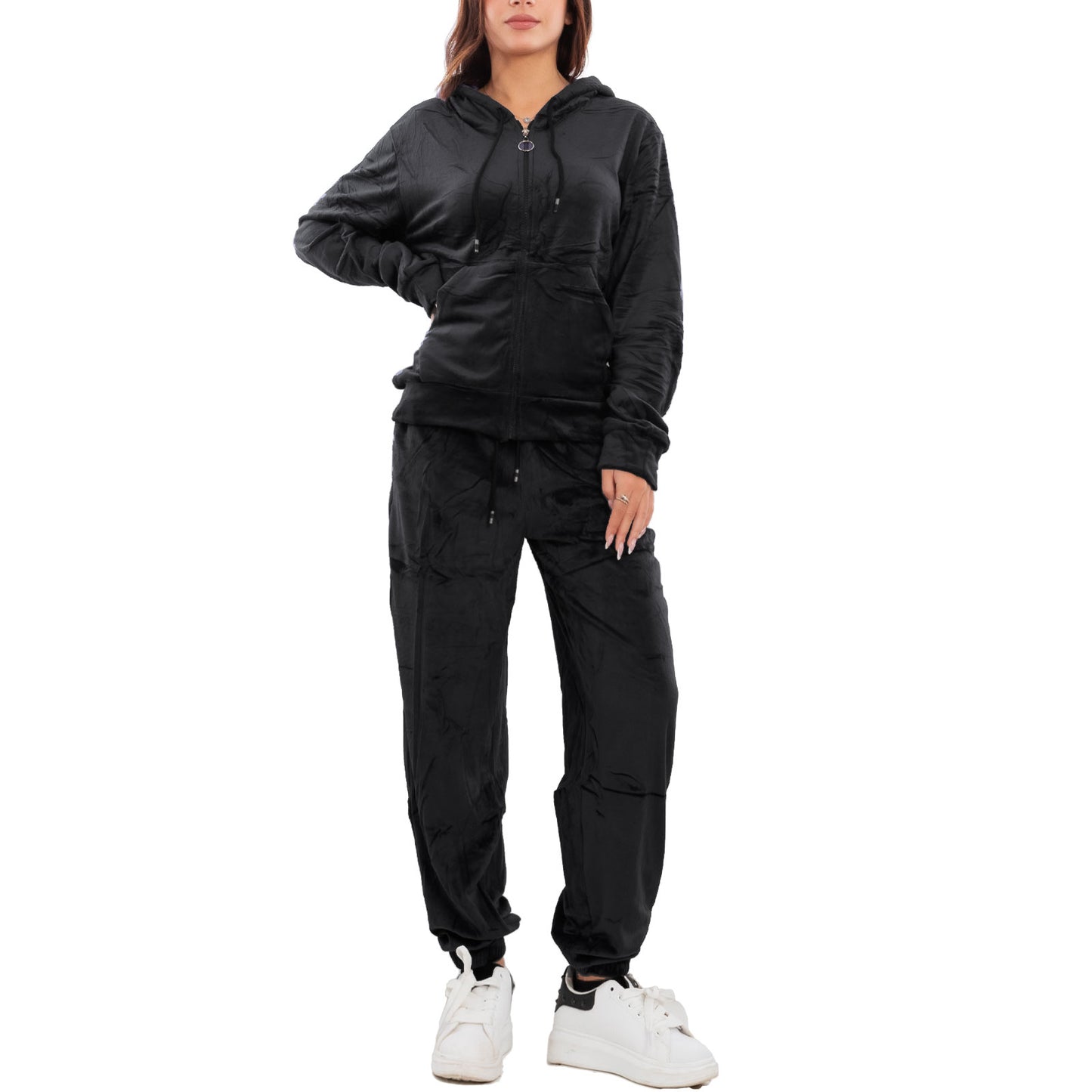 immagine-24-toocool-tuta-sportiva-donna-velour-velluto-ciniglia-cappuccio-be-8502