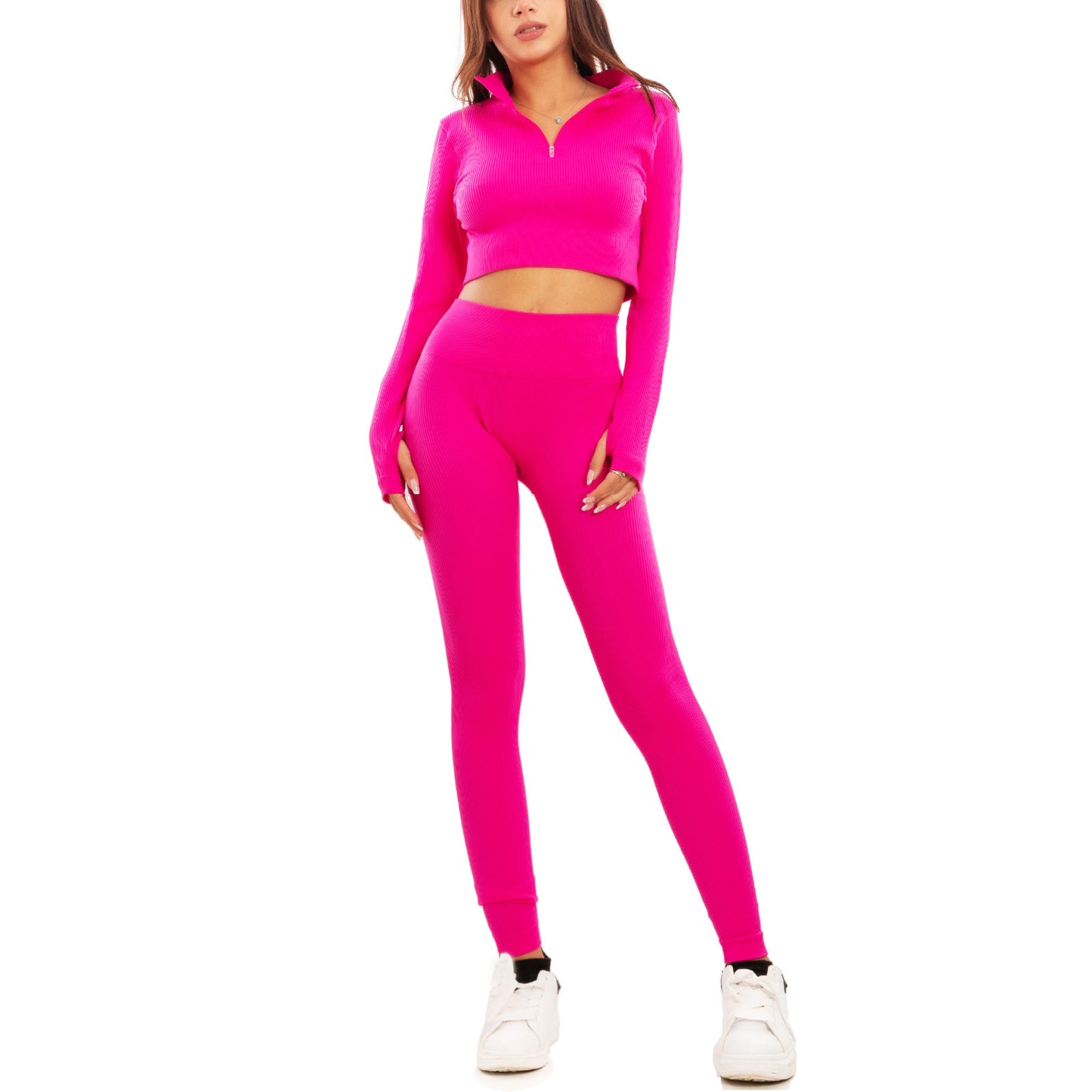 immagine-25-toocool-completo-sportivo-tuta-ginnastica-vita-alta-y011