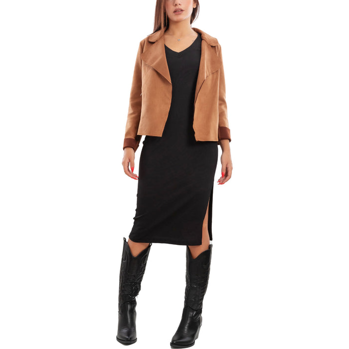 immagine-25-toocool-giacca-donna-scamosciata-blazer-coprispalle-vb-5560