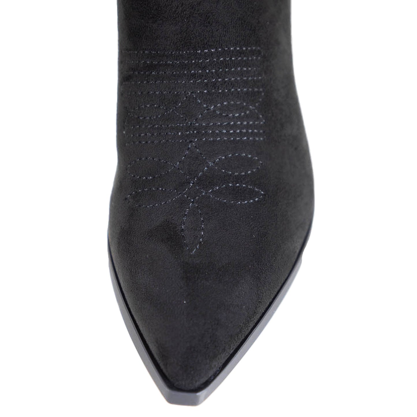 toocool stivali texani al ginocchio estivi e autunnali con ricami e intagli traforati punta allungata stile boho chic country toocool g720 nero 36