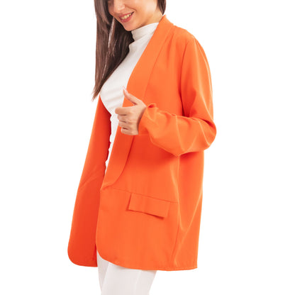 toocool blazer donna elegante sfoderato oversize giacca leggera aperta casual manica lunga toocool vi 7415 nero sl