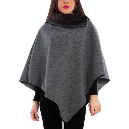toocool mantella donna poncho panno vb 2991