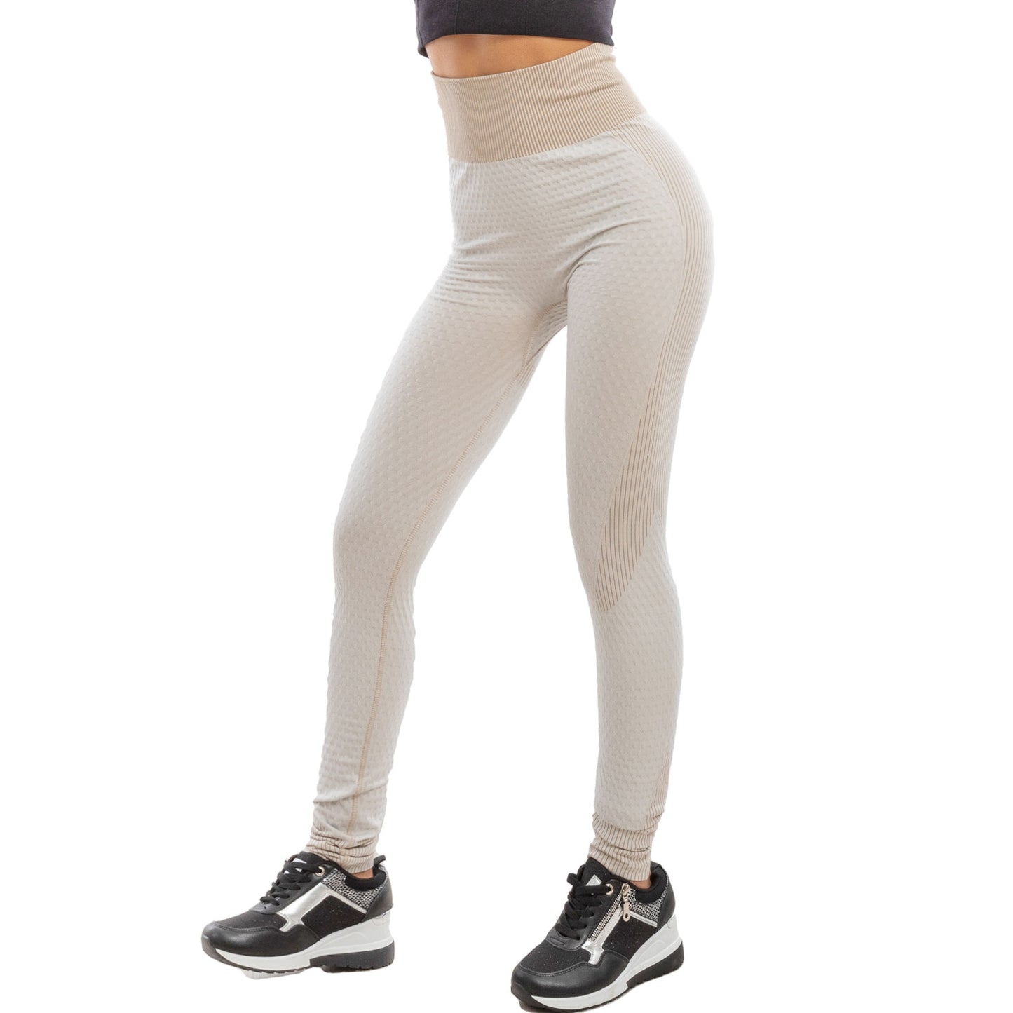 toocool leggings sportivi donna pantaloni palestra fitness f626