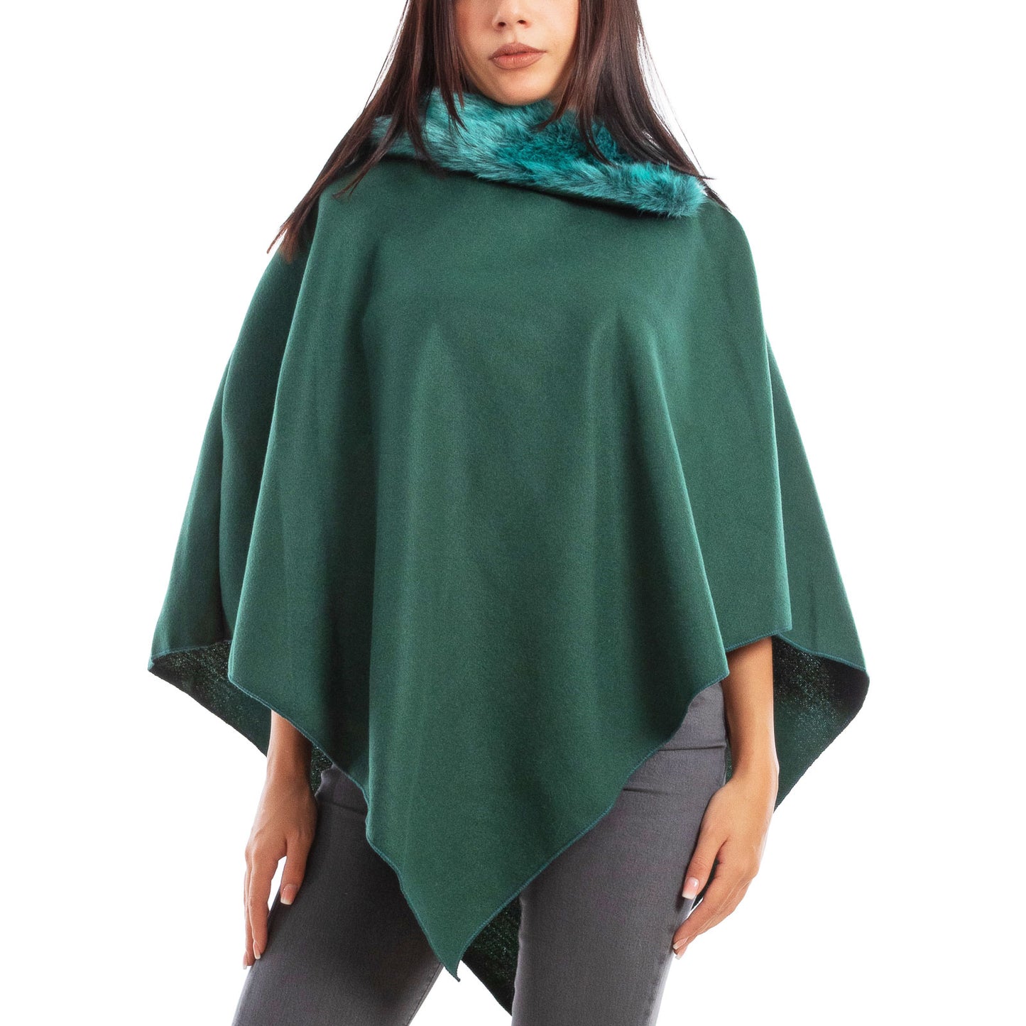 toocool mantella donna poncho panno vb 2991