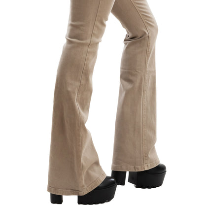 toocool jeans donna pantaloni zampa vita media push upfx1216