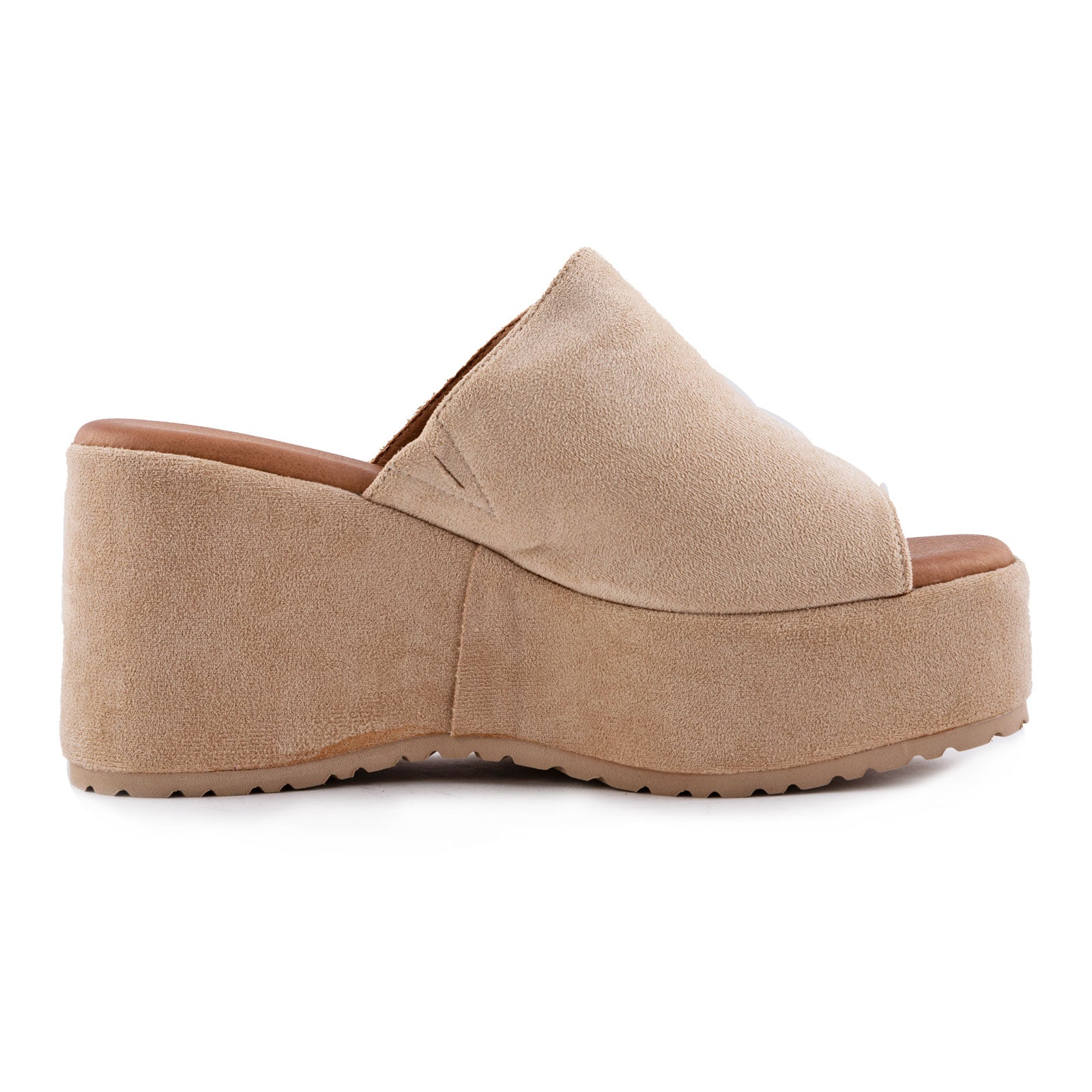 toocool sabot donna sandali scamosciati zeppa flatform hd055 181