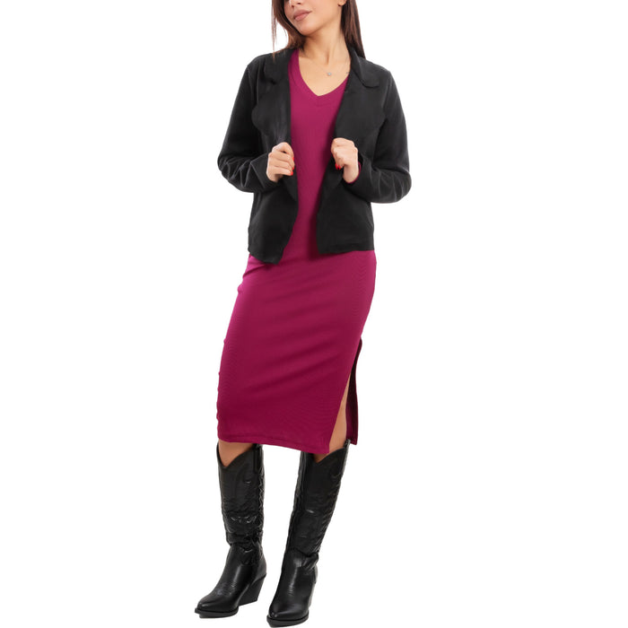 immagine-3-toocool-giacca-donna-scamosciata-blazer-coprispalle-vb-5560