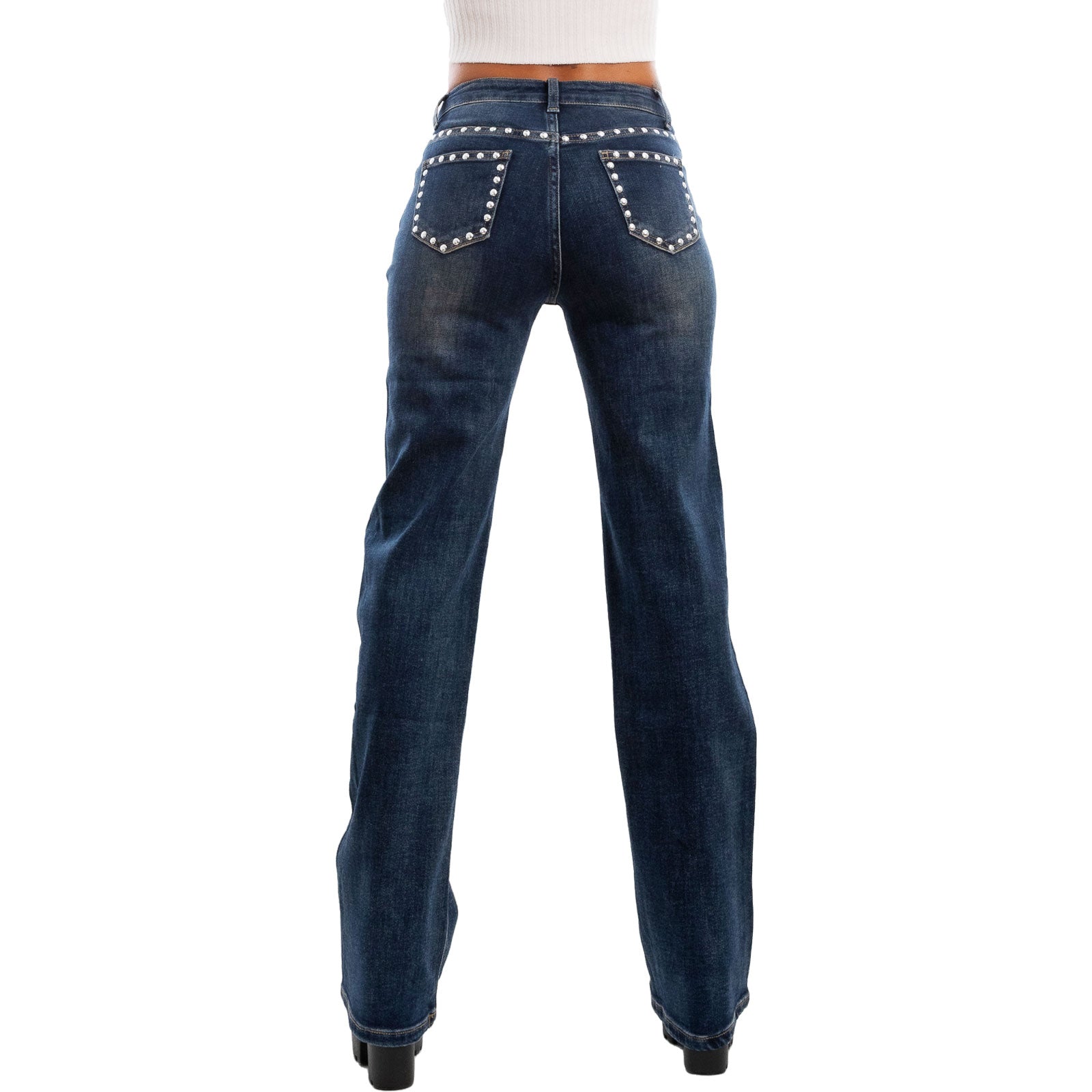 immagine-3-toocool-jeans-borchie-denim-palazzo-bootcut-vita-alta-fx-1222