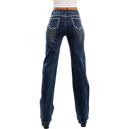 immagine-3-toocool-jeans-borchie-denim-palazzo-bootcut-vita-alta-fx-1222