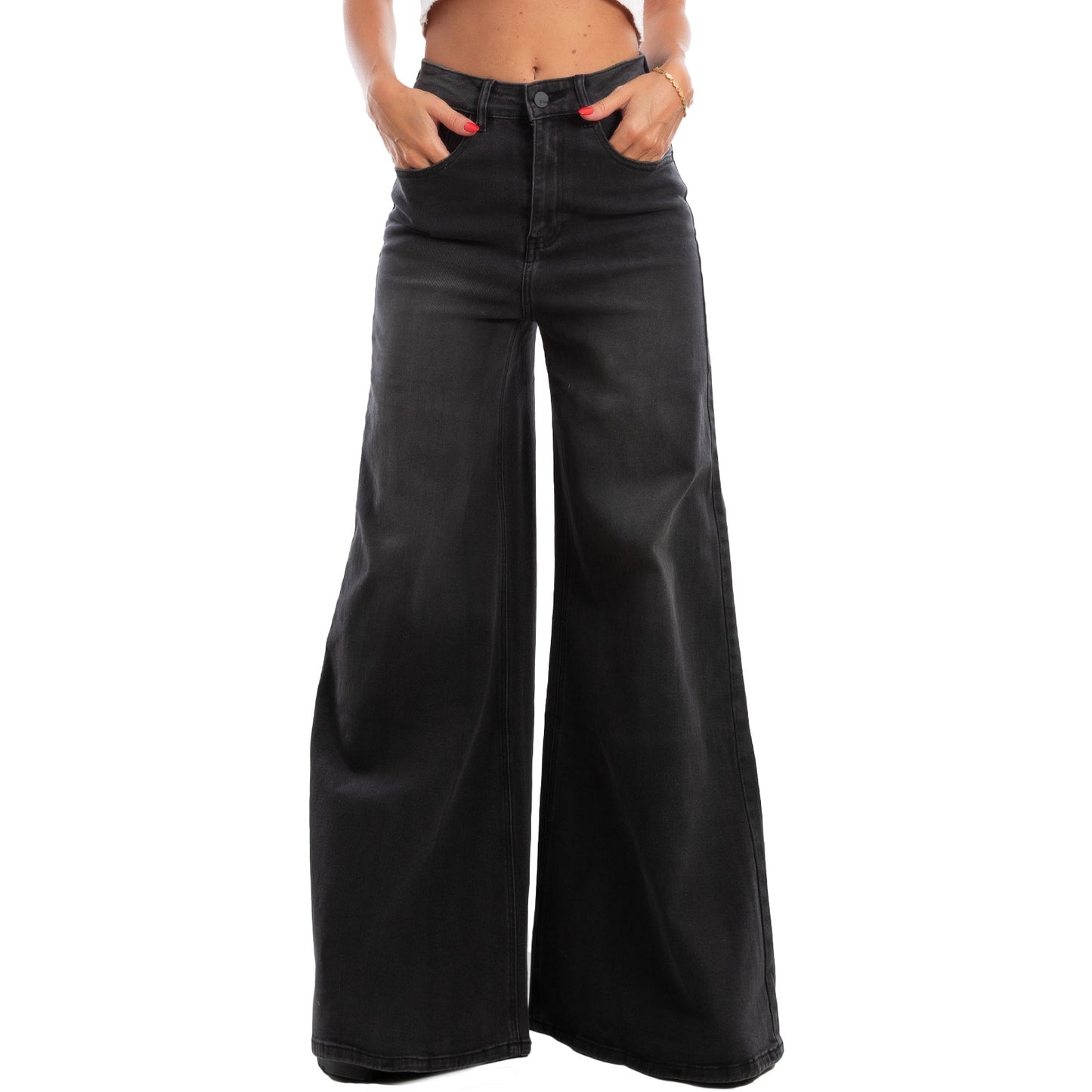 immagine-3-toocool-jeans-flare-pantaloni-denim-zampa-rm2301b
