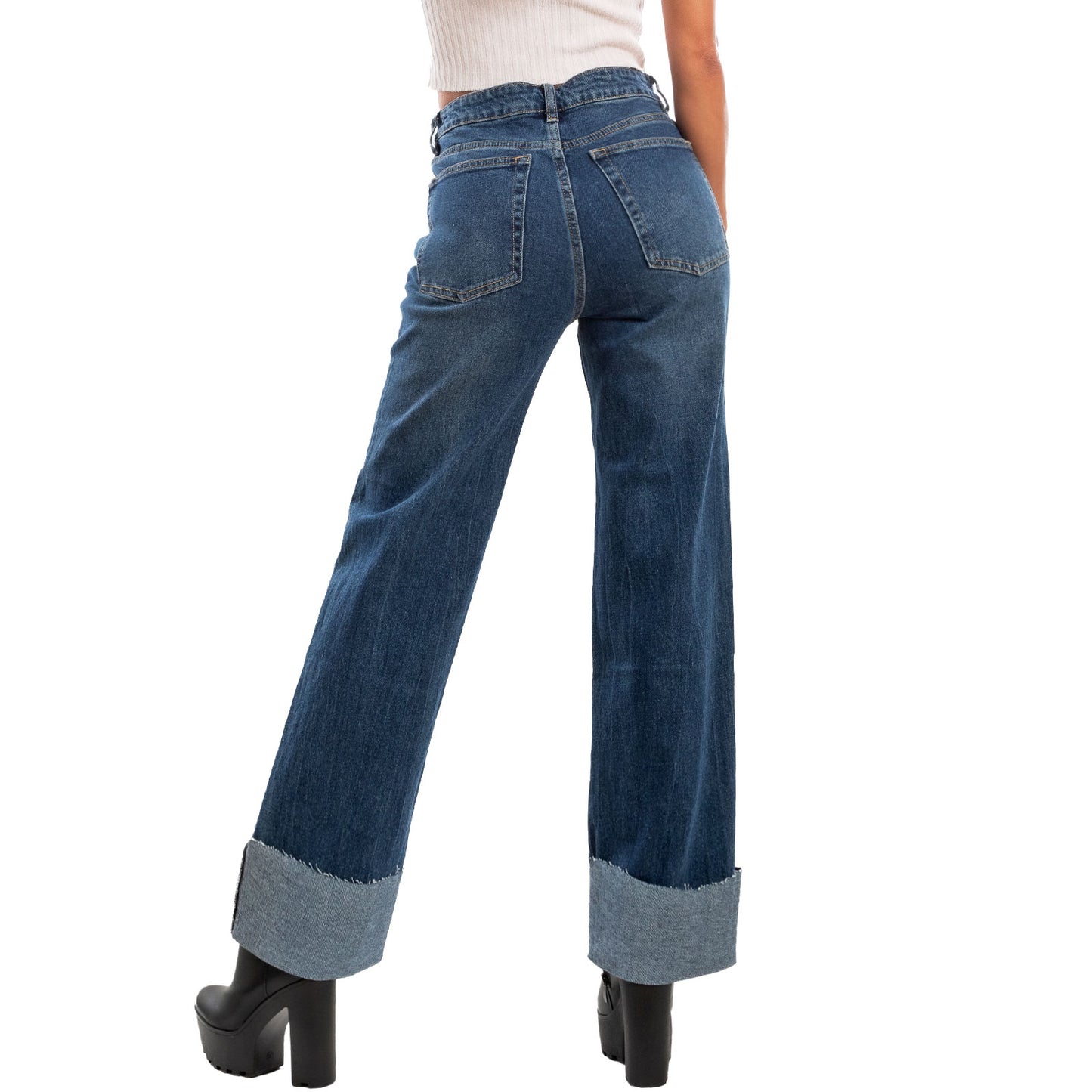 immagine-3-toocool-jeans-risvolto-vita-alta-boyfriend-baggy-rm2330