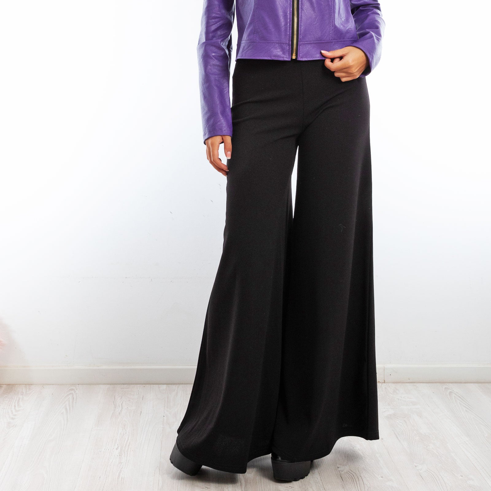 immagine-3-toocool-pantaloni-flare-eleganti-vita-alta-zampa-hm-5892