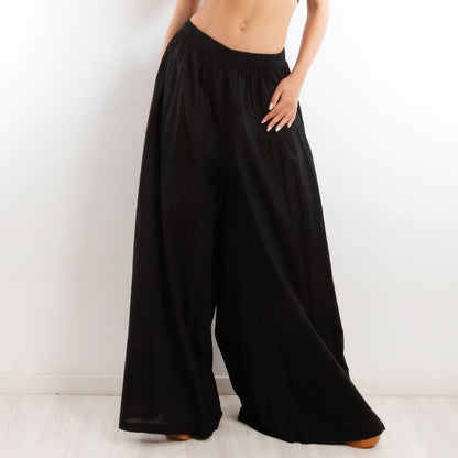 toocool pantaloni leggeri donna estivi cotone larghi ampi ms 95188