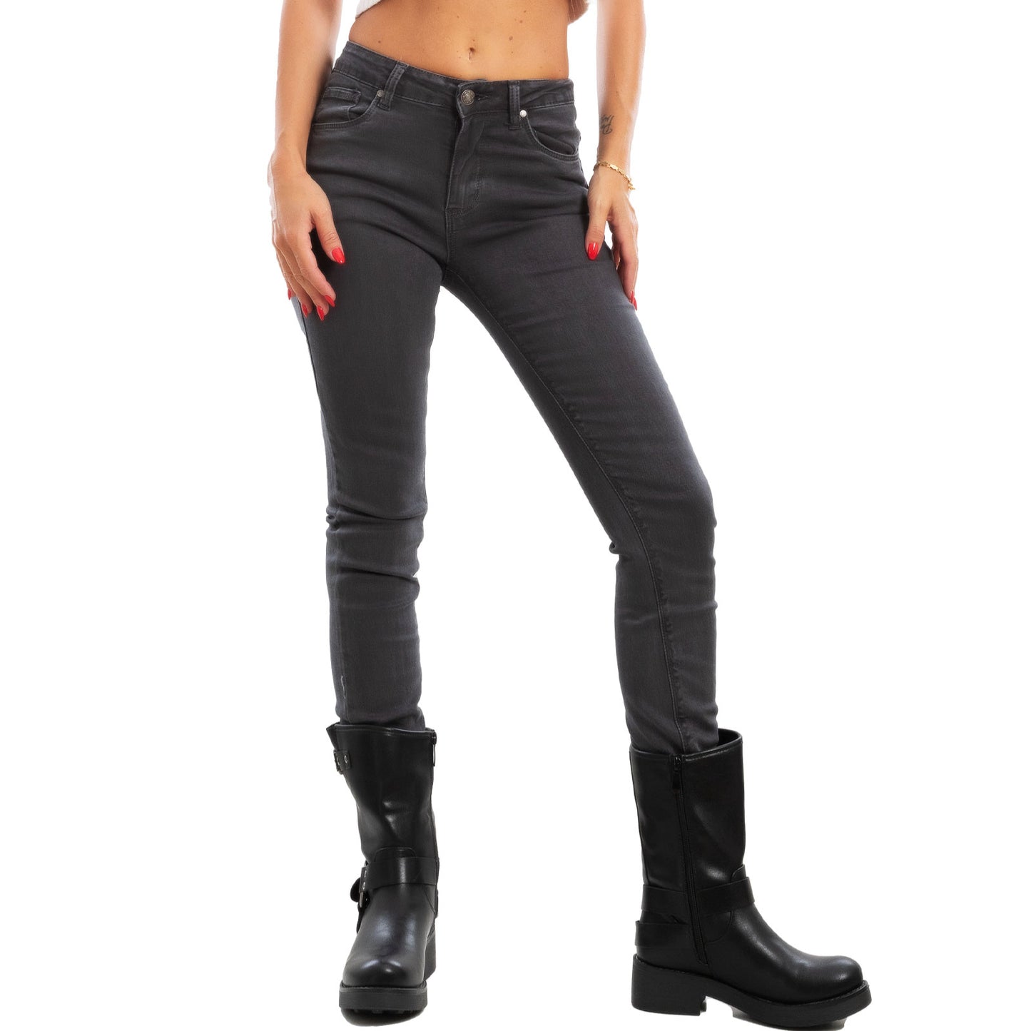 toocool jeans donna pantaloni push up aderenti skinny fx1217