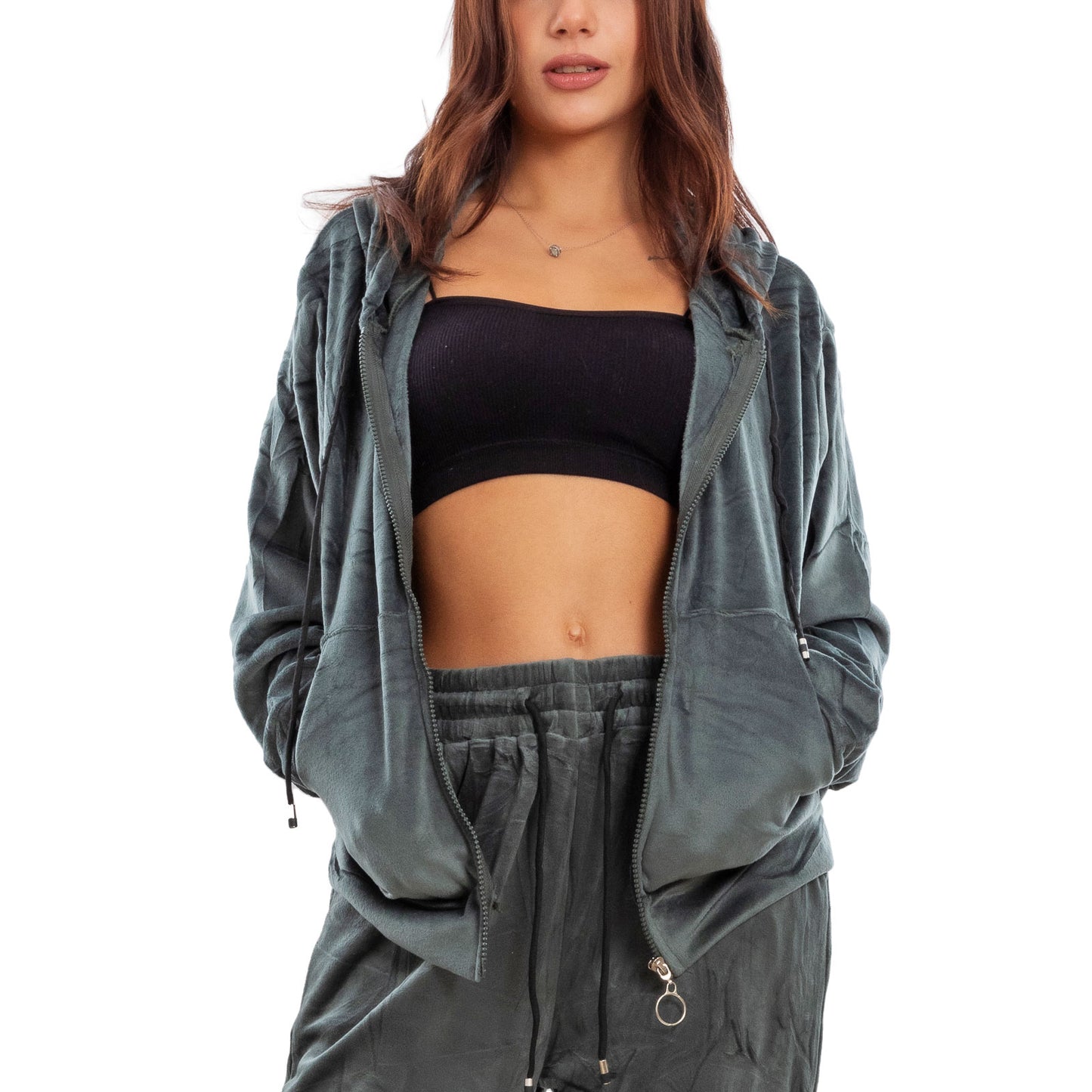 immagine-30-toocool-tuta-sportiva-donna-velour-velluto-ciniglia-cappuccio-be-8502