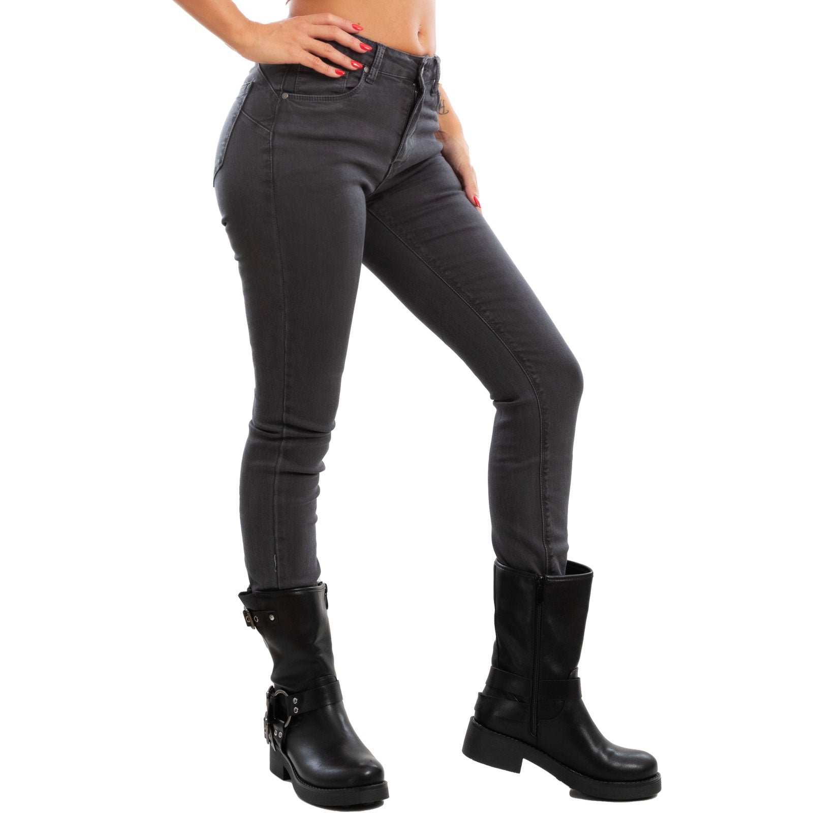 toocool jeans donna pantaloni push up aderenti skinny fx1217