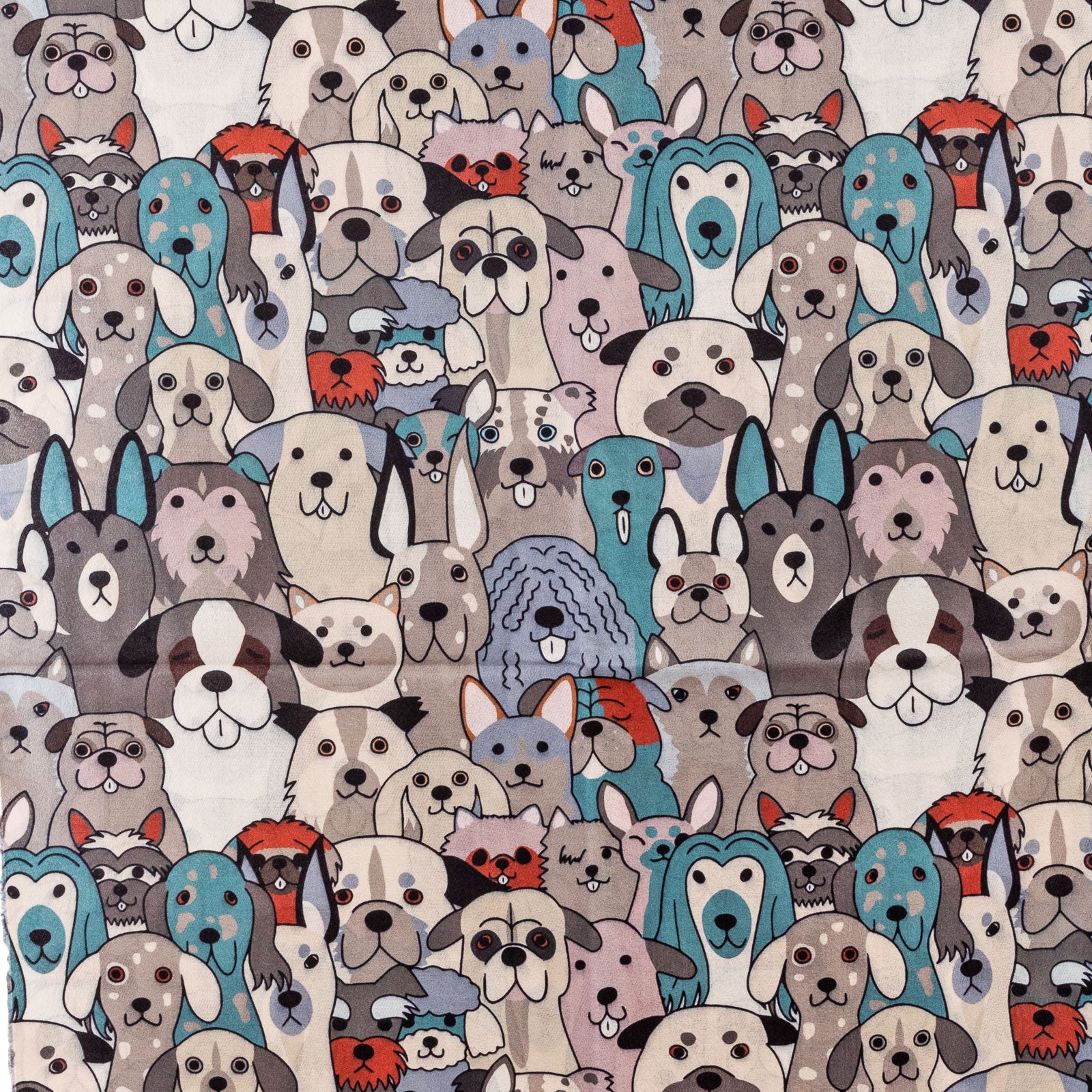 toocool sciarpa stola unisex cani frange foulard scialle invernale scaldacollo toocool wj 8217 nero taglia unica