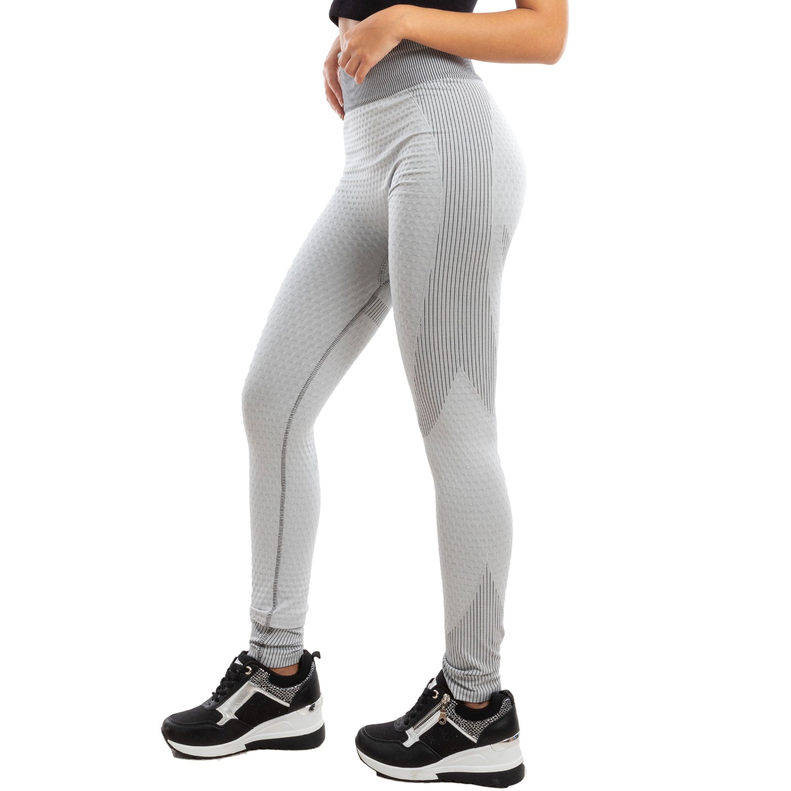 toocool leggings sportivi donna pantaloni palestra fitness f626