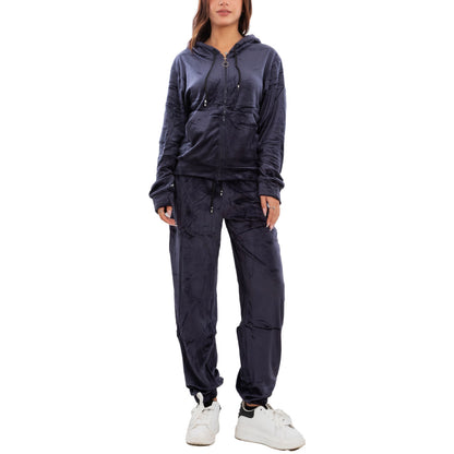 immagine-33-toocool-tuta-sportiva-donna-velour-velluto-ciniglia-cappuccio-be-8502