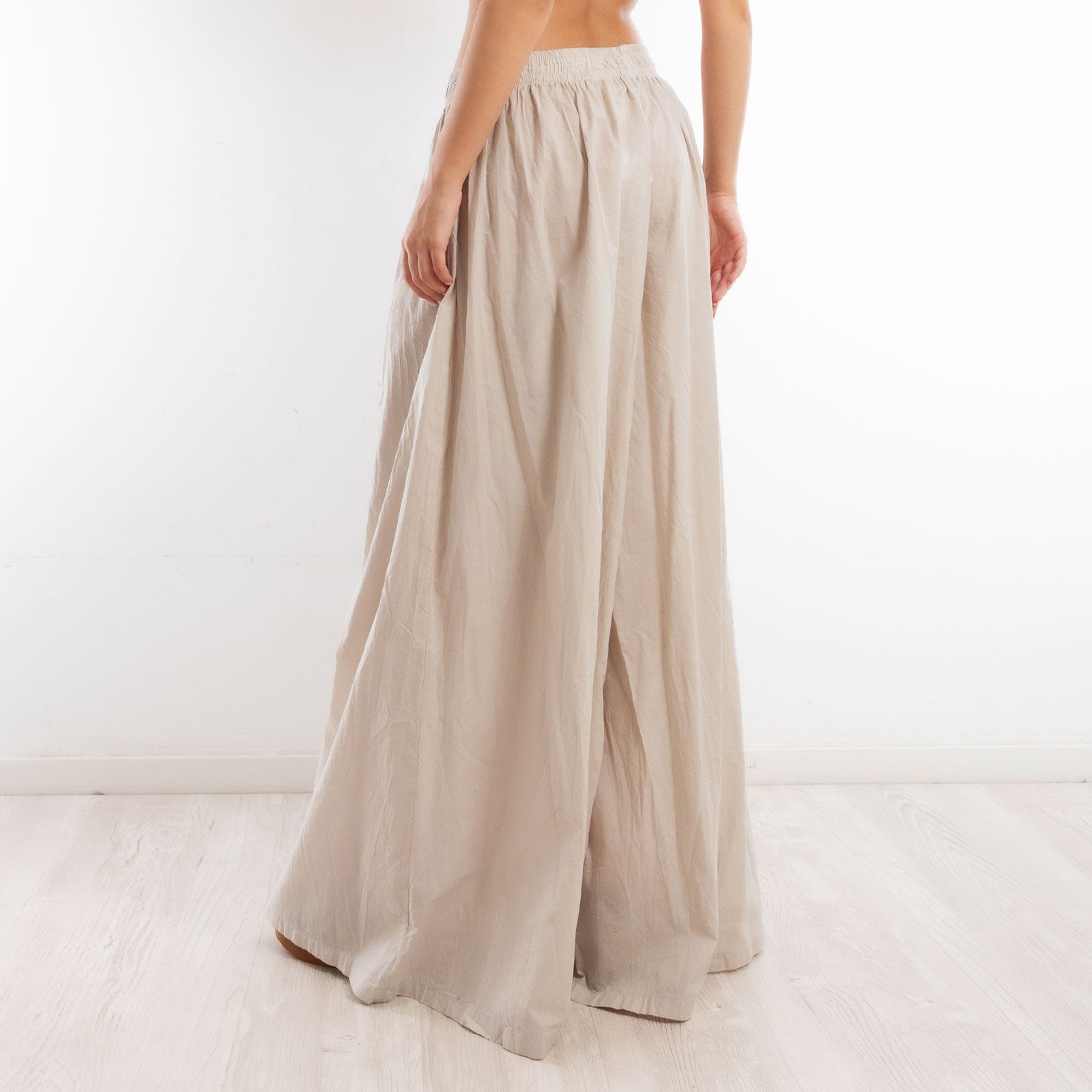 toocool pantaloni leggeri donna estivi cotone larghi ampi ms 95188