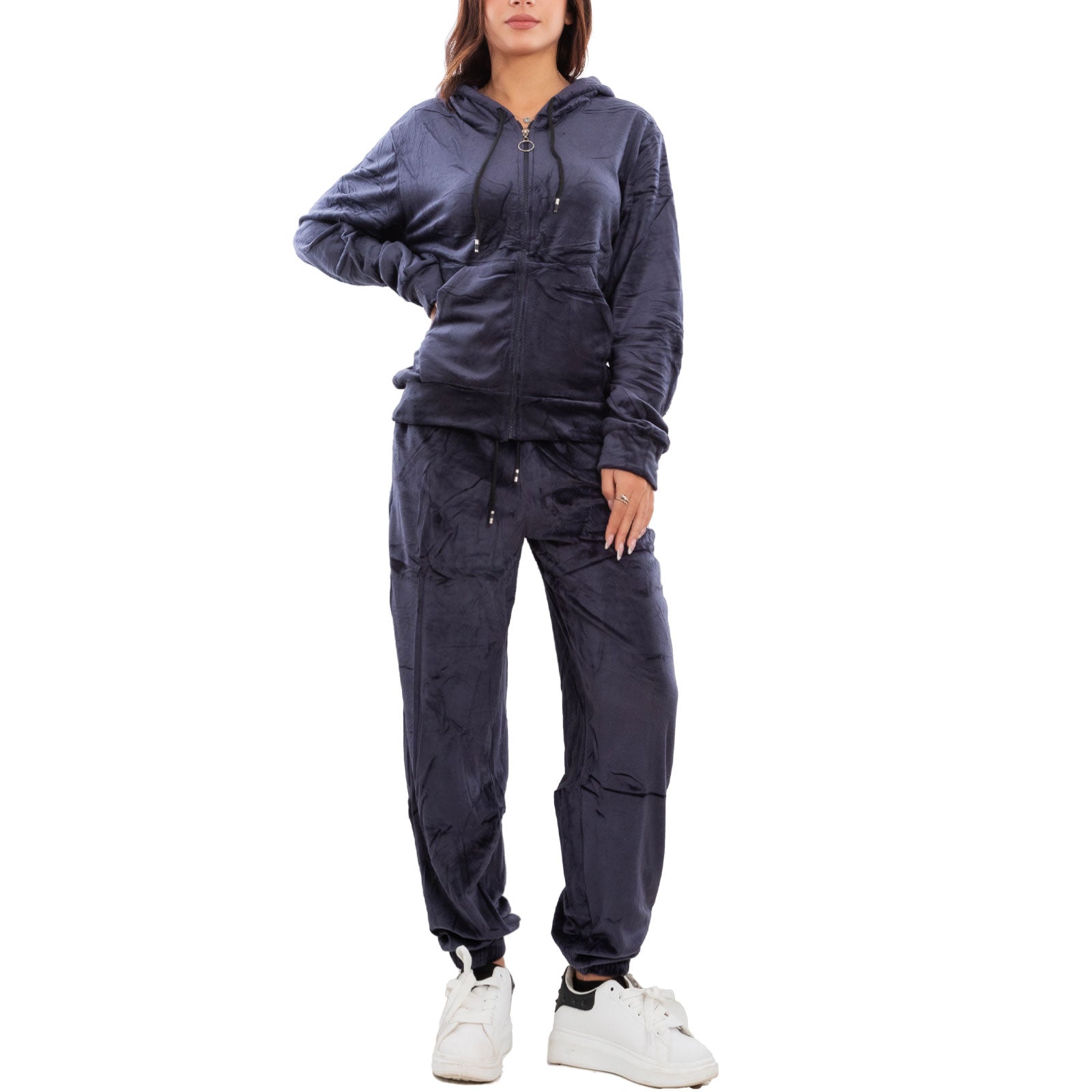 immagine-34-toocool-tuta-sportiva-donna-velour-velluto-ciniglia-cappuccio-be-8502
