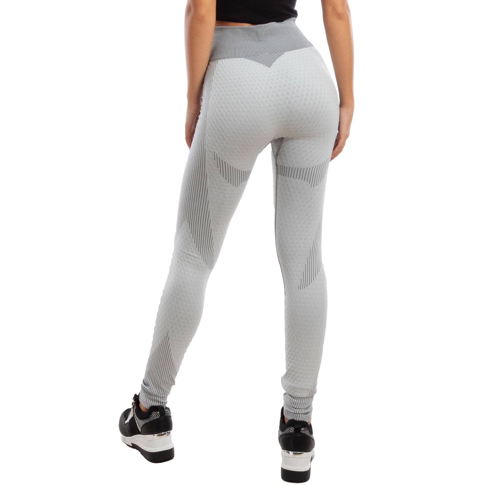 toocool leggings sportivi donna pantaloni palestra fitness f626
