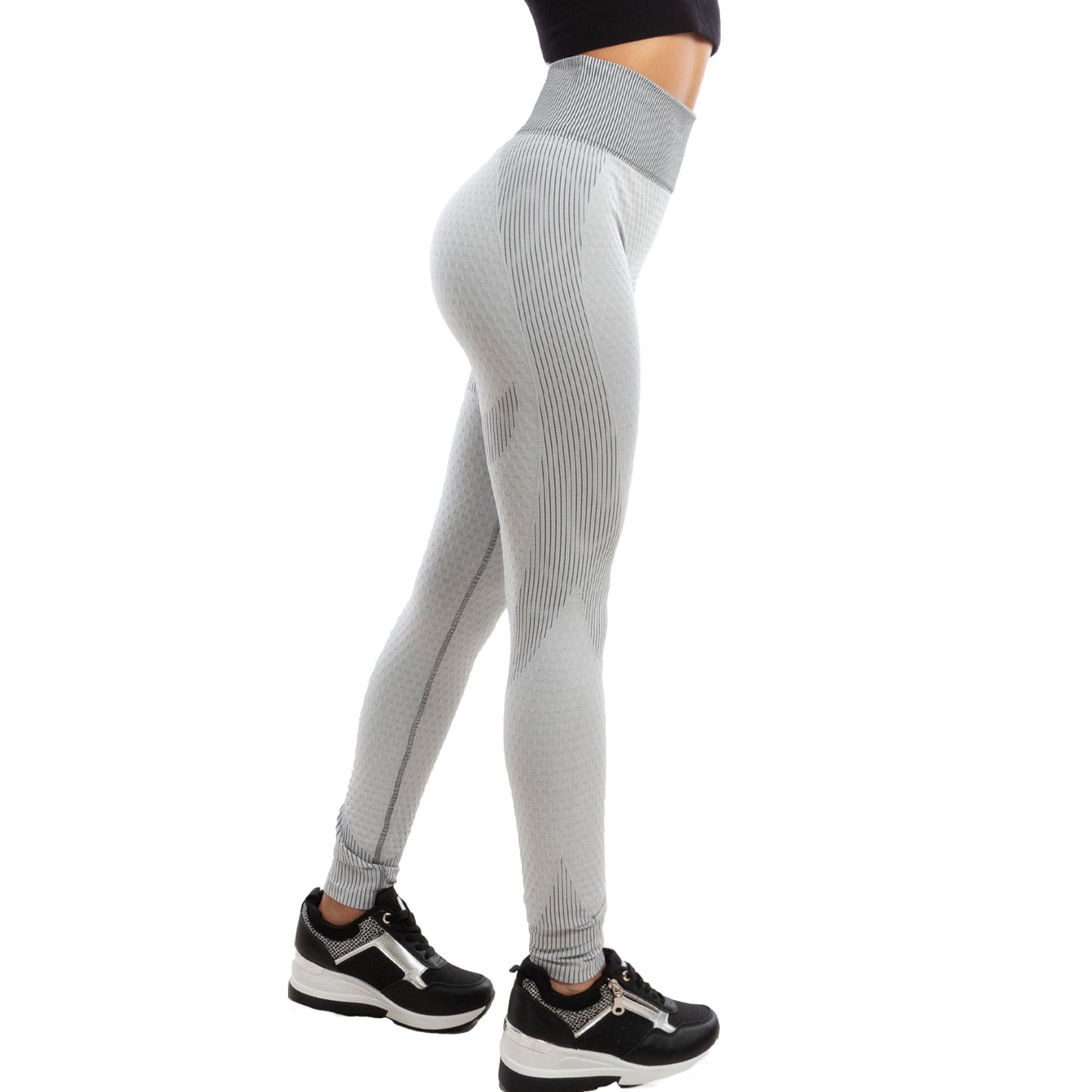 toocool leggings sportivi donna pantaloni palestra fitness f626