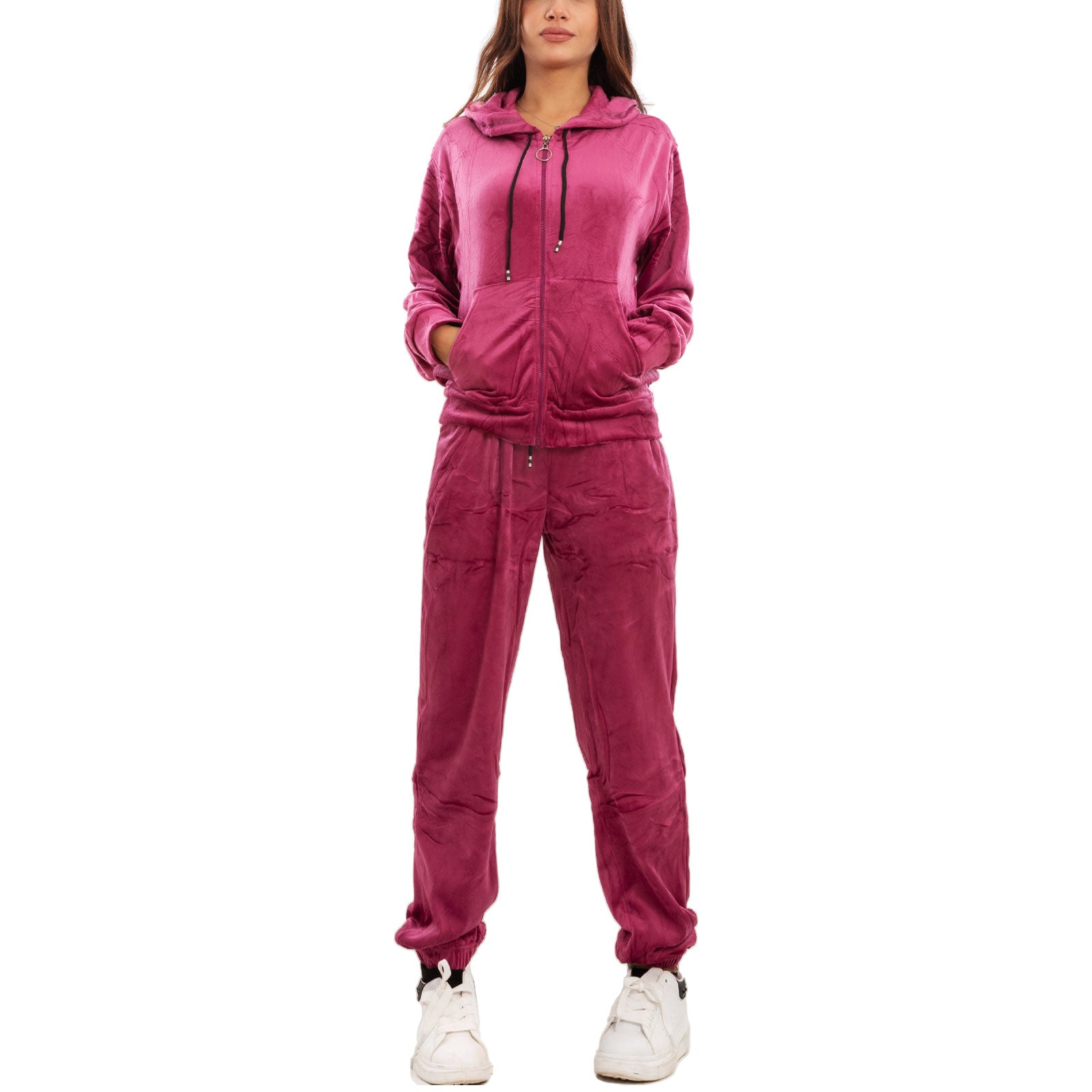 immagine-38-toocool-tuta-sportiva-donna-velour-velluto-ciniglia-cappuccio-be-8502