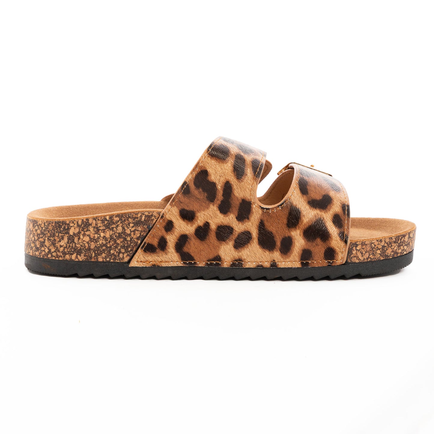 toocool ciabatte donna leopardate plantare anatomico sandali regolabili doppia fascia con fibbie dorate sabot estivi toocool p3284 leopardato 36