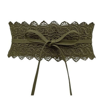 toocool cintura donna fascia larga pizzo obi fusciacca elegante lacci similpelle regolabile per cerimonie toocool zsp 7 nero taglia unica