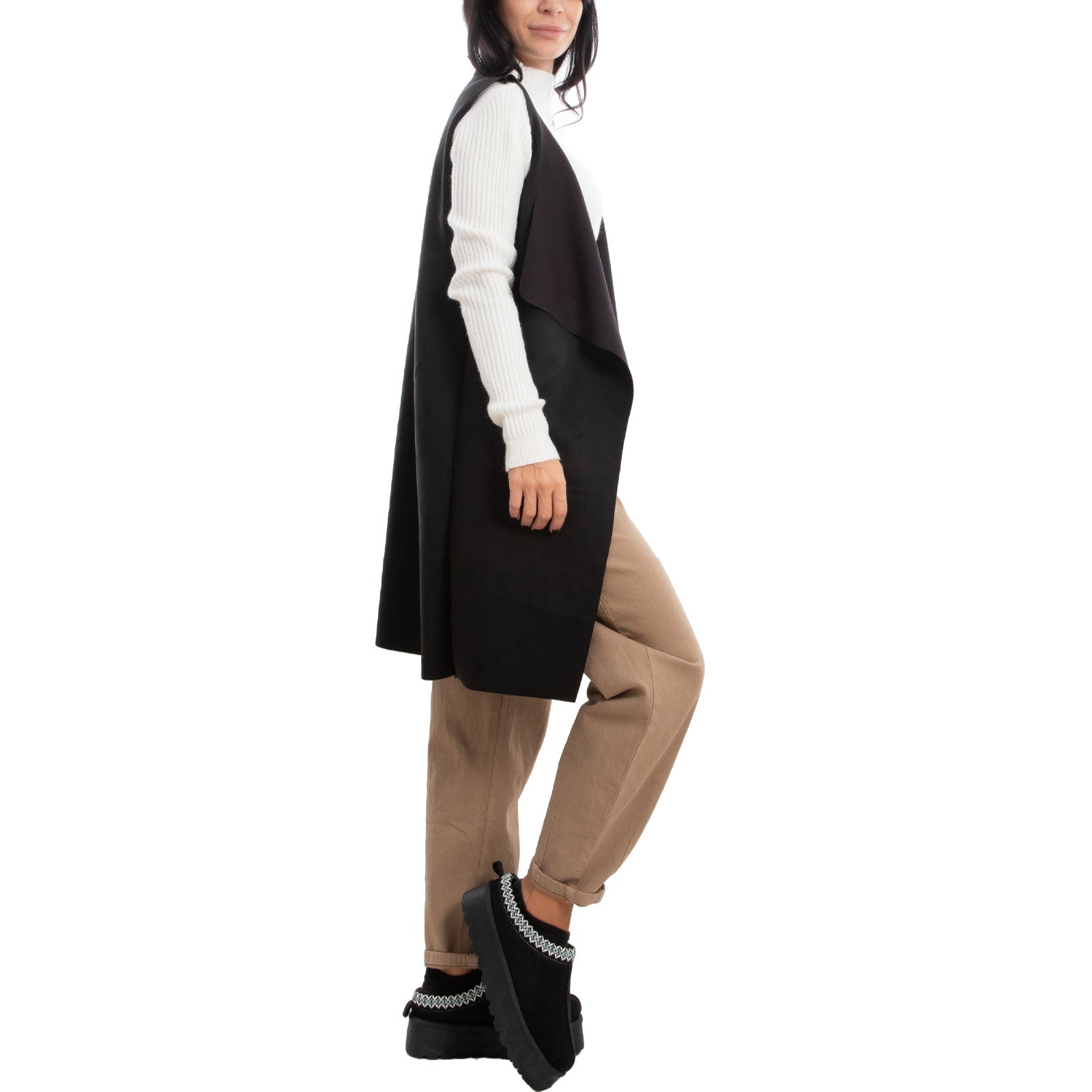 immagine-4-toocool-gilet-lungo-donna-scamosciato-smanicato-vi-3601