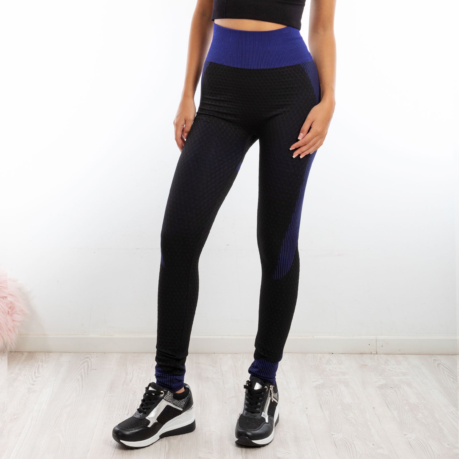 toocool leggings sportivi donna pantaloni palestra fitness f626