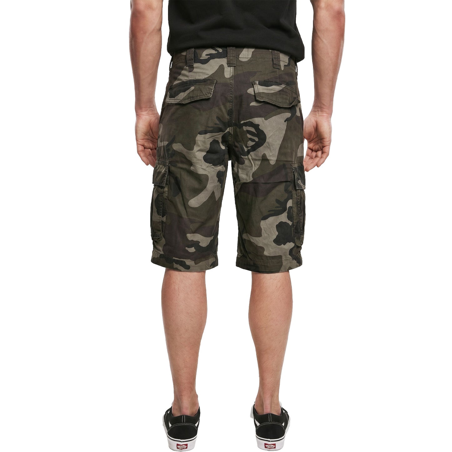 toocool pantaloncini cargo uomo camouflage militare bermuda cotone tasconi laterali outdoor tempo libero toocool lb832 mimetico verde 54
