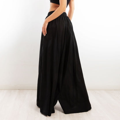 toocool pantaloni leggeri donna estivi cotone larghi ampi ms 95188