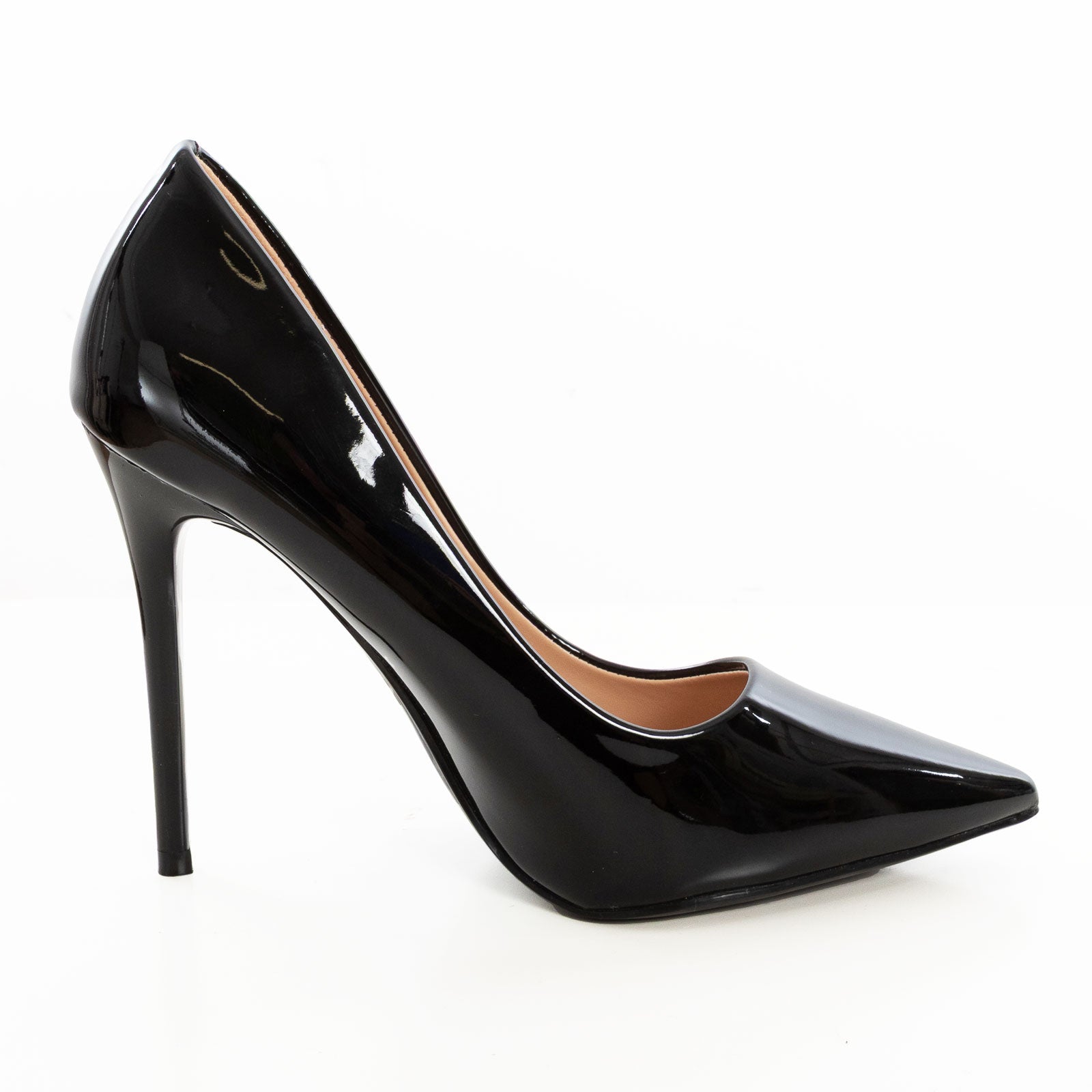 toocool scarpe decollete donna a punta tacco a spillo classiche eleganti vernice sintetica lucida 3964