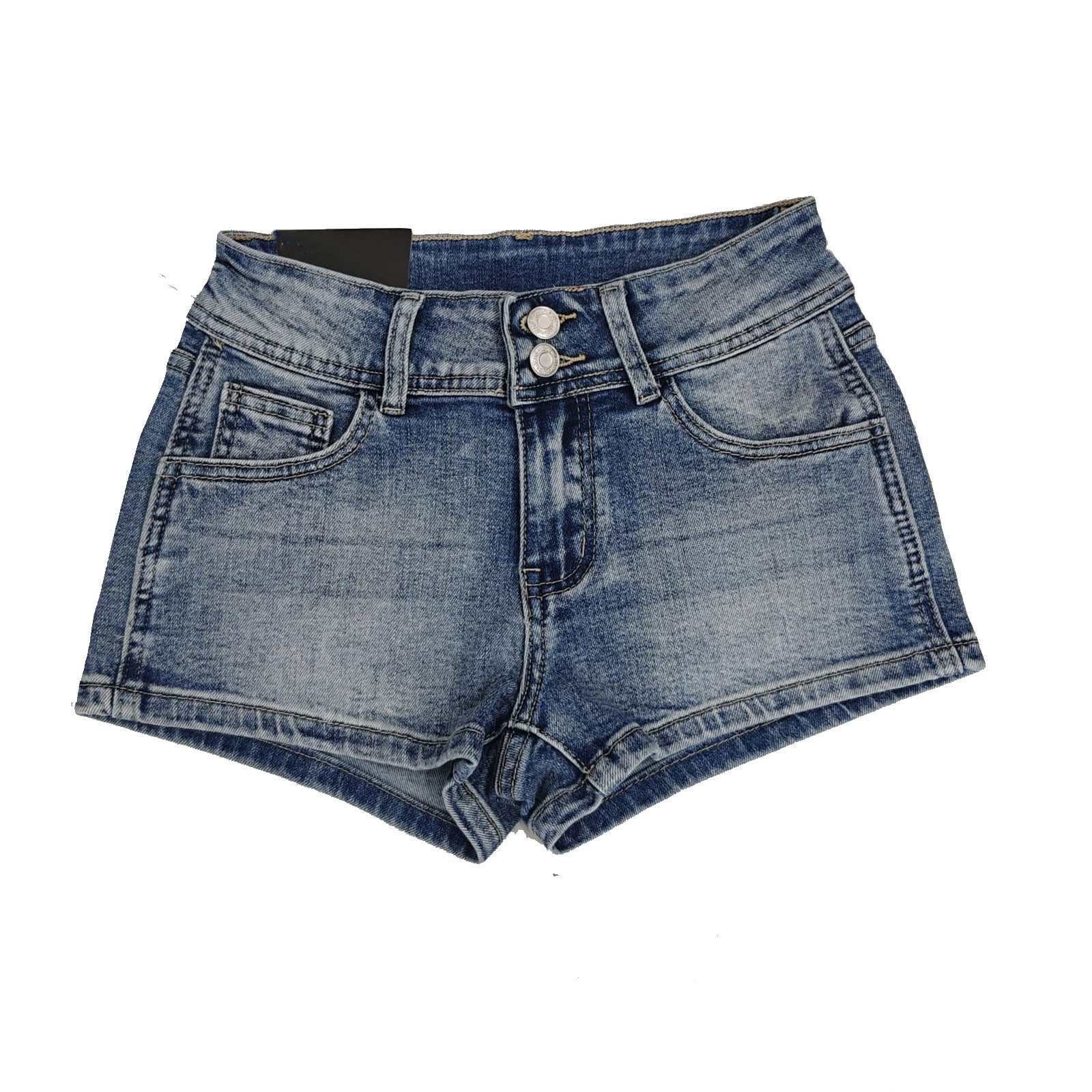 toocool shorts pantaloncini jeans donna corti hot pants vita media toocool t8128 blu xs
